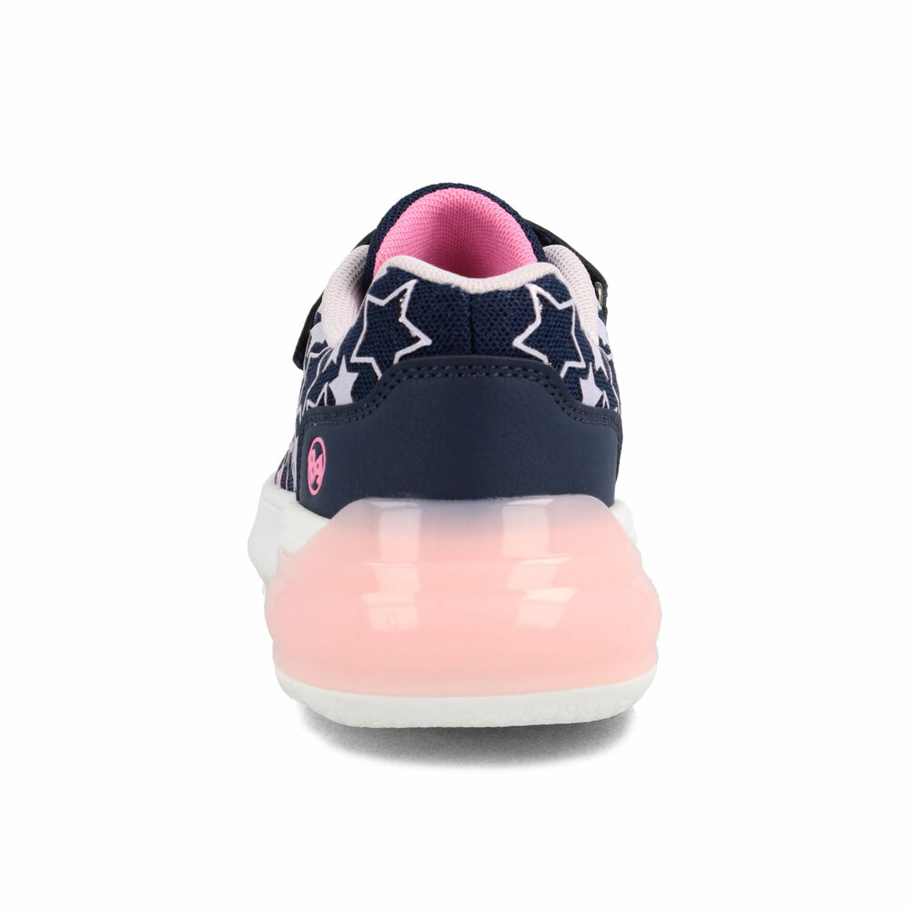 Zapatilla Niña Bubblegummers Flyn Azul Marino - Fucsia image number 2.0